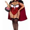 Roma Women's Plus Size Playboy Bunny Red Riding Hood Costume -Elope Store womens plus playboy red riding hood costume