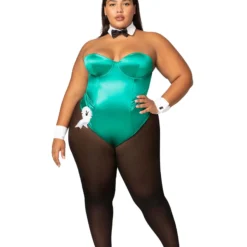 Roma Women's Green Playboy Bunny Plus Size Costume