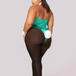 Roma Women's Green Playboy Bunny Plus Size Costume 7 Roma Women's Green Playboy Bunny Plus Size Costume -Elope Store womens plus size playboy green bunny costume alt 2