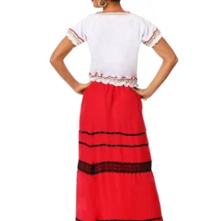 Elope Store -Elope Store womens red frida kahlo costume alt 2