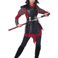 California Costume Collection Women's Samurai Warrior Costume -Elope Store womens samurai warrior costume alt 1