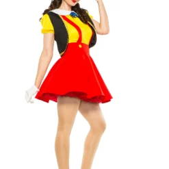 Seeing Red Women's Wooden Puppet Costume Dress